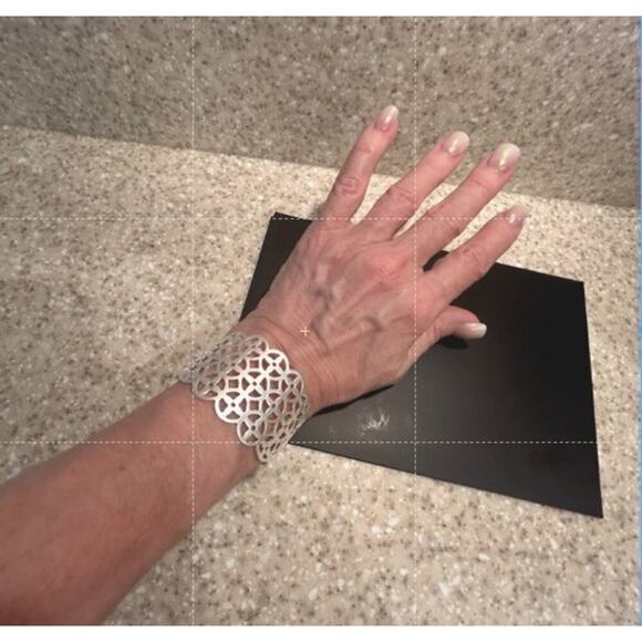 Lia Sophia Silver Cuf Bracelet Adjustable BOHO Vintage - Picture 4 of 5